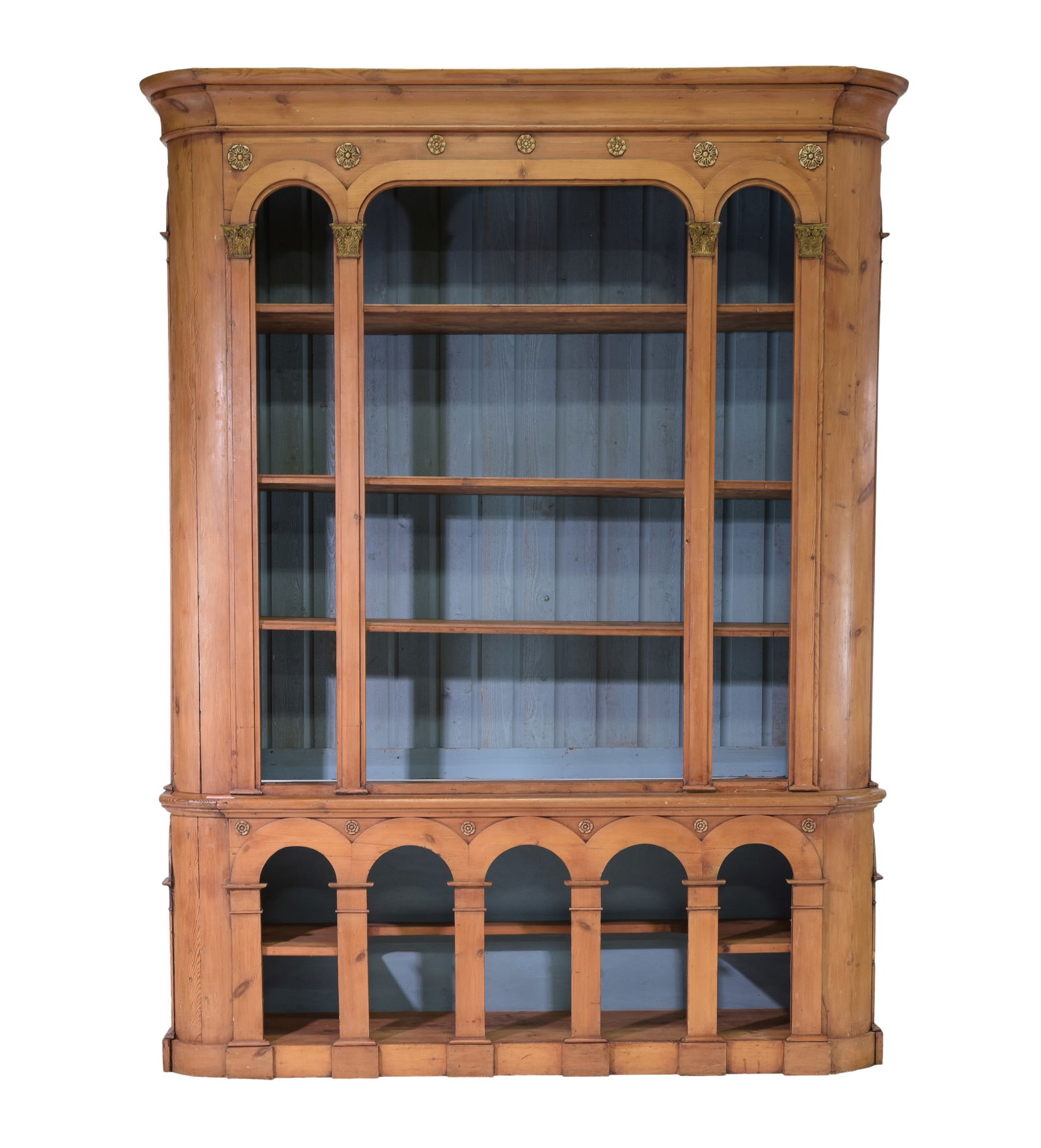 Continental Monumental Pine Open Cupboard (1 of 8)