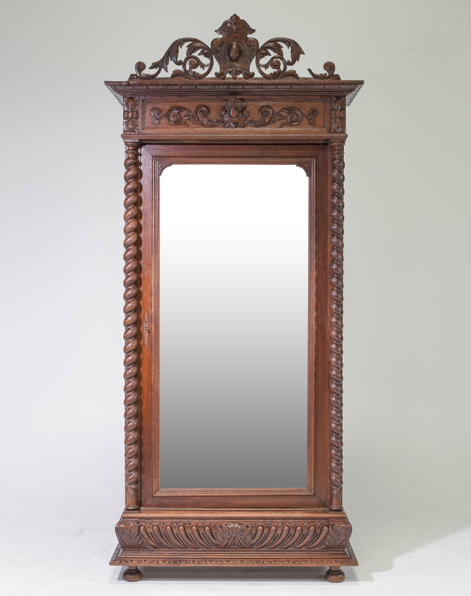 Louis XIII Style French Twist Mirror Door Robe (1 of 9)