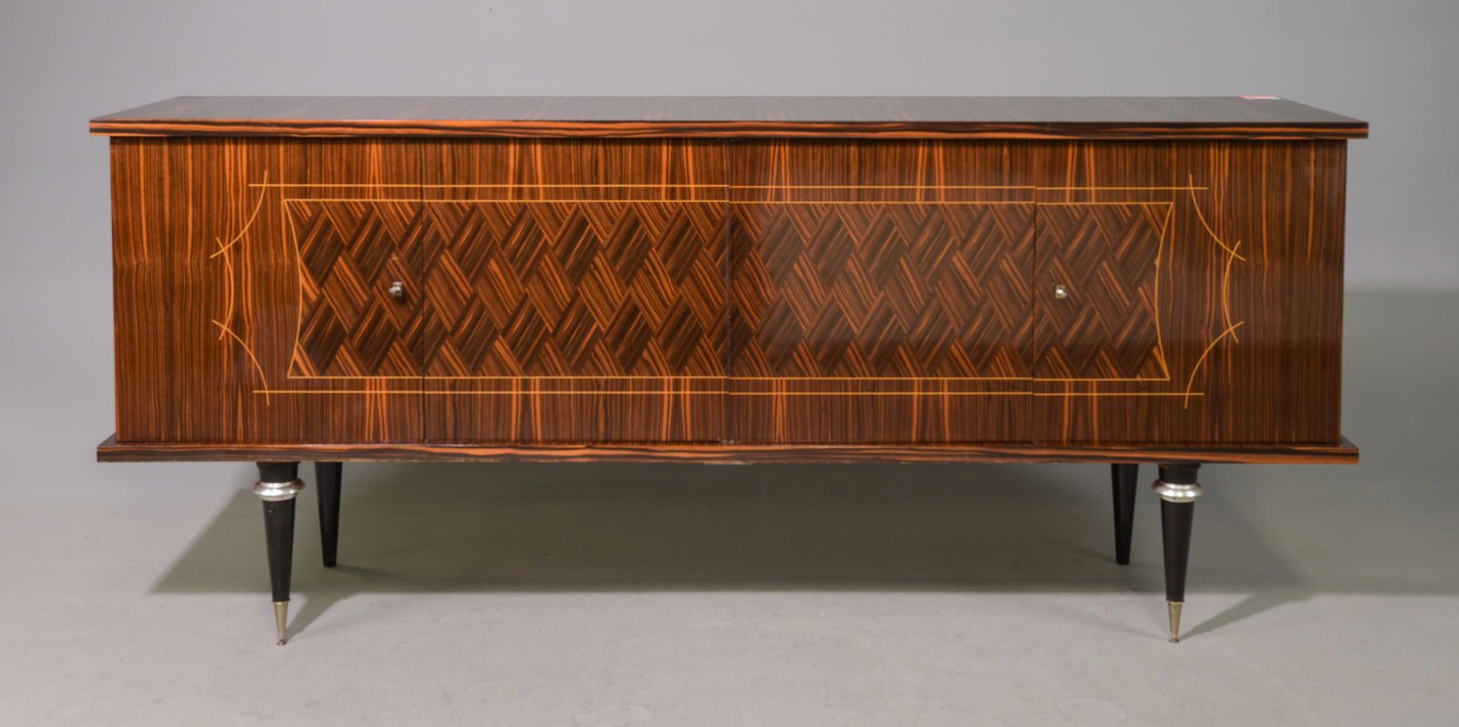 French Modern Mahogany Sideboard / Enfilade (1 of 7)