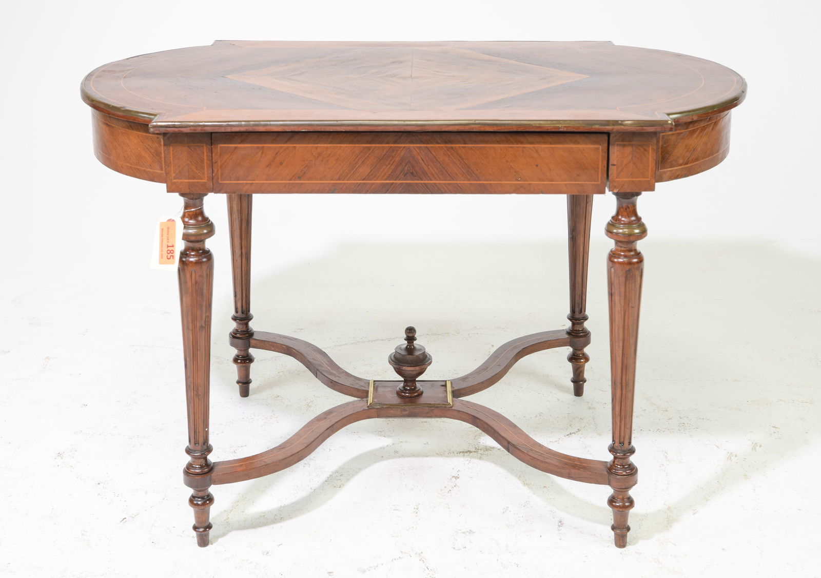 Louis XVI Style Walnut & Mahogany Table (1 of 7)