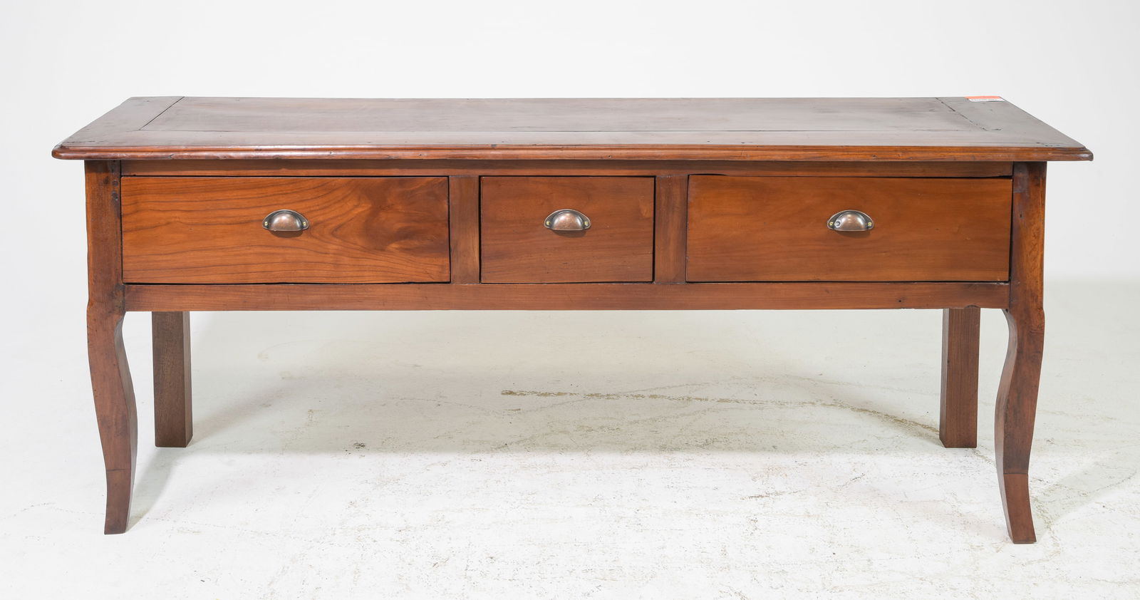 French Regency Style Three Drawer Hall Console (1 of 6)