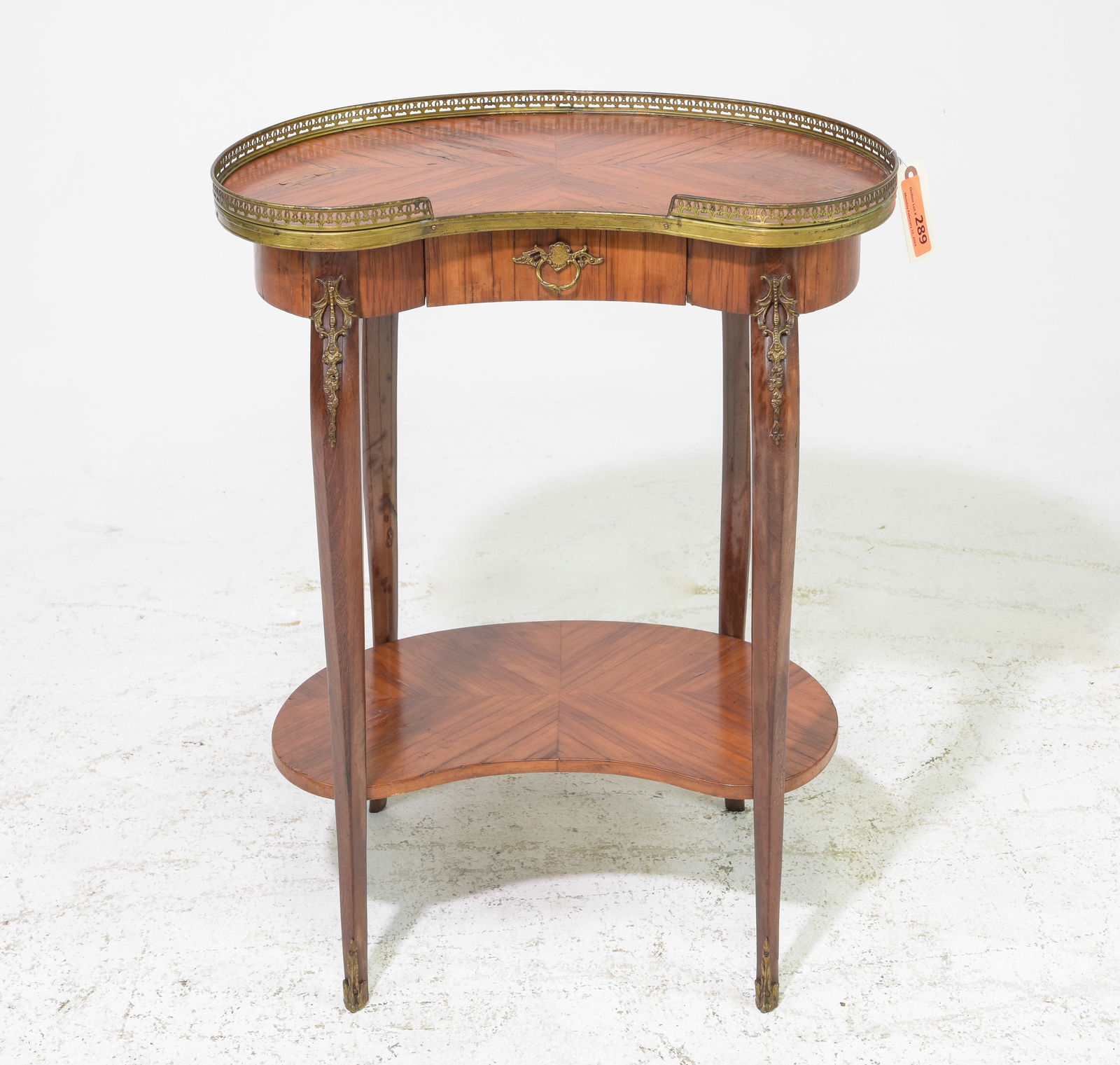 Louis XVI Style Mahogany Kidney Occasional Table (1 of 3)