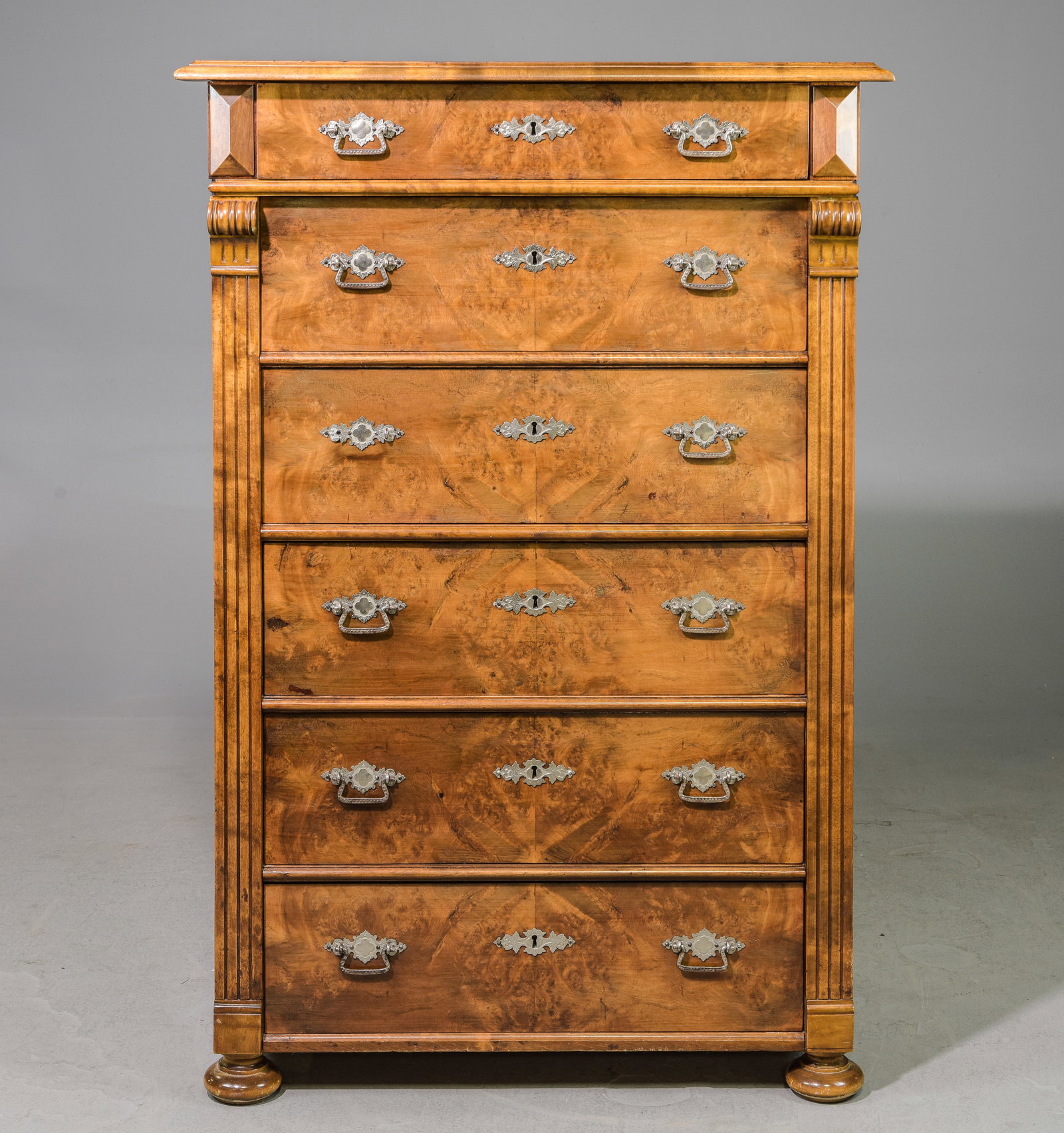 Scandinavian Walnut 6 Drawer Chest (1 of 5)