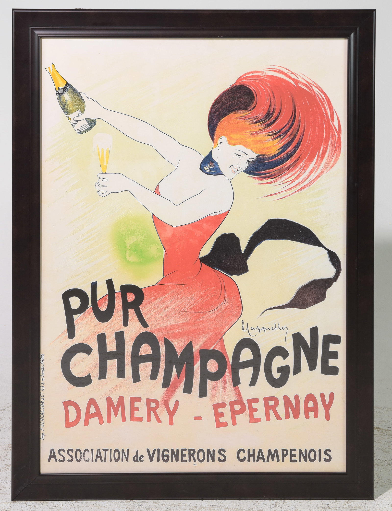 Framed "Pur Champagne" Poster (1 of 3)