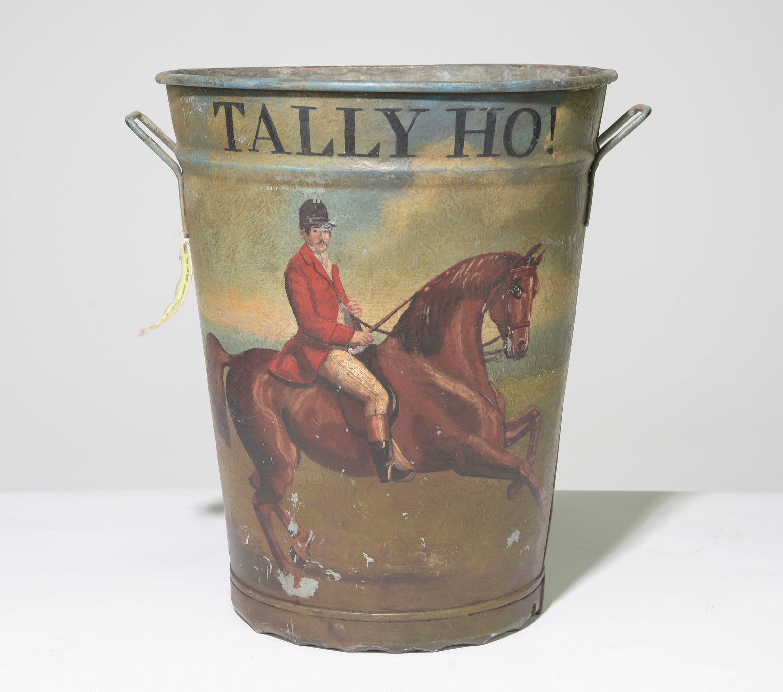 European Painted Zinc Bucket - Tally Ho! (1 of 3)