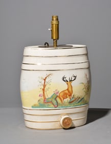 Spirit Barrell Lamp with Stag