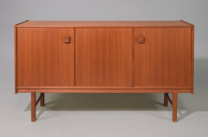 Scandinavian Mid Century Modern Tall Sideboard