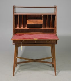 Mid Century Modern Drop Front Desk - Wrighton