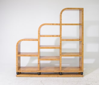 Art Deco Style Burled Wall Unit / Room Divider #1