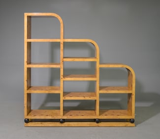 Art Deco Style Burled Wall Unit / Room Divider #2