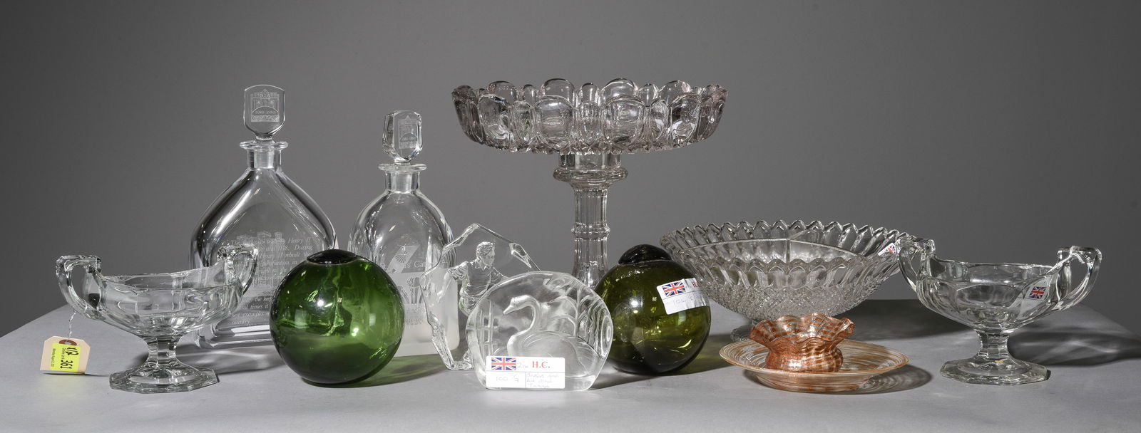 12pcs Assorted English Glassware (1 of 8)
