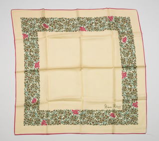 Nina Ricci Silk Scarf - Flowers