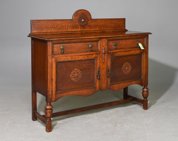 British Oak Sideboard / Server c.1930's