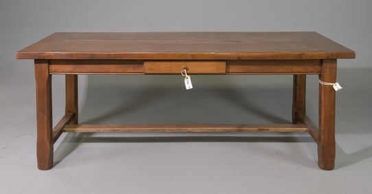 Danish Oak Farmhouse Dining Table