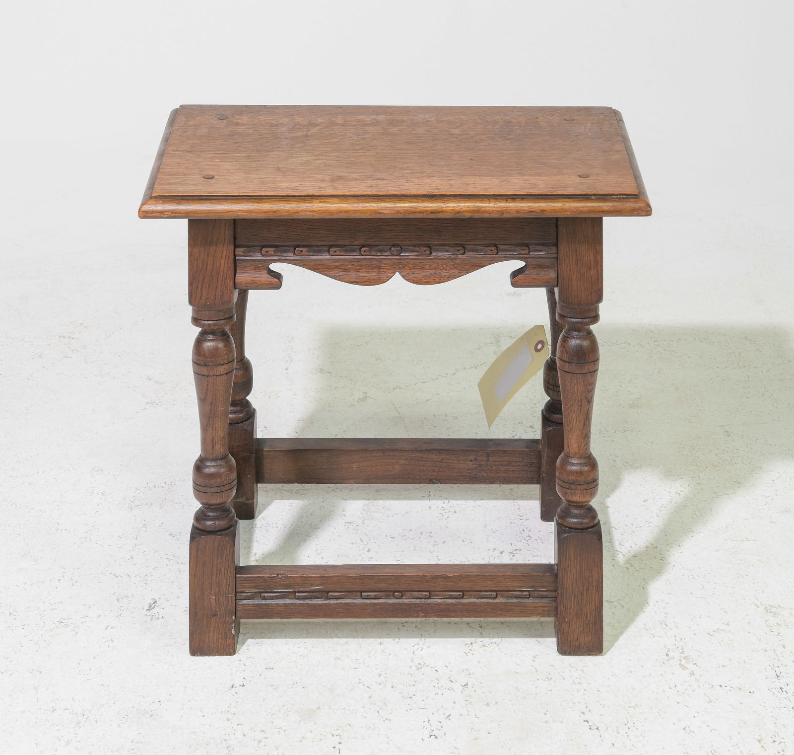 British Oak Joint Stool c.1920's-30's #3 (1 of 2)