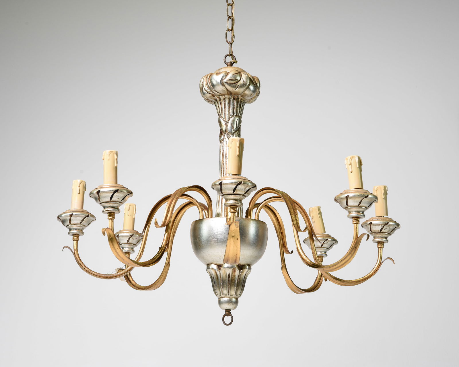 French Style 8 Light Chandelier (1 of 3)