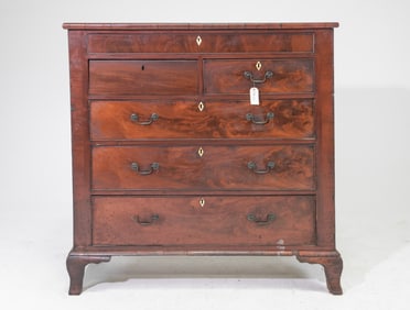 English Mahogany Large Chest c.1800's