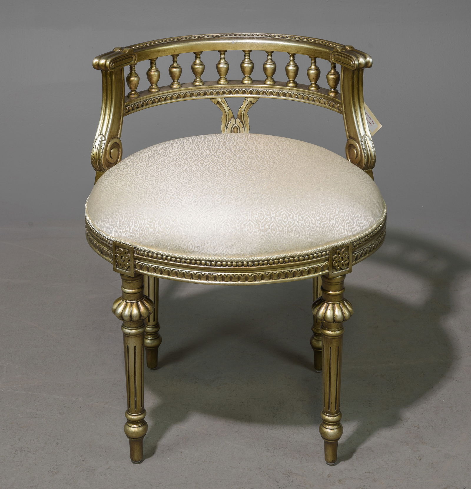 French Style Rococo Vanity Stool (1 of 4)