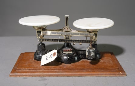 Newark Scale on Wood Base