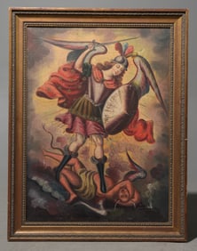Framed Archangel Print - "Ovis Del Fort Tes"