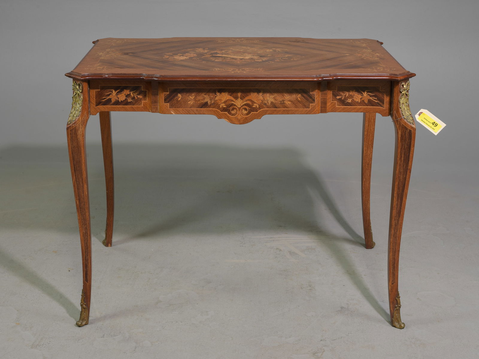 Louis XV Style Table With Drawer (1 of 4)