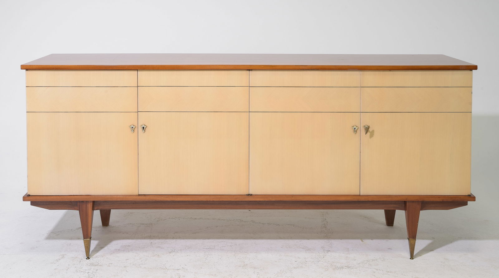 French Modern Four Door Sideboard / Enfilade (1 of 7)