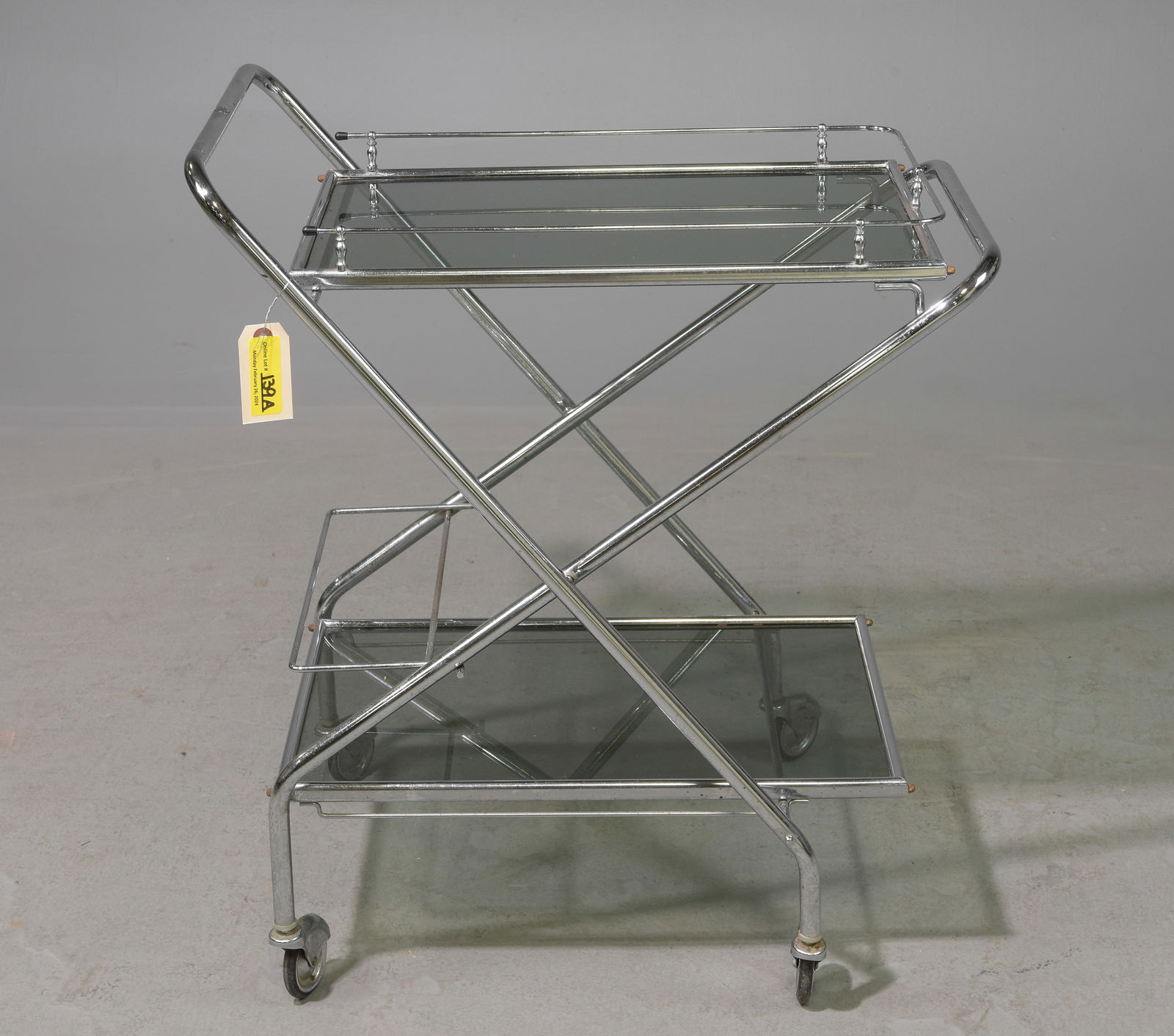 Continental Chrome Finished Two Tier Trolley (1 of 3)