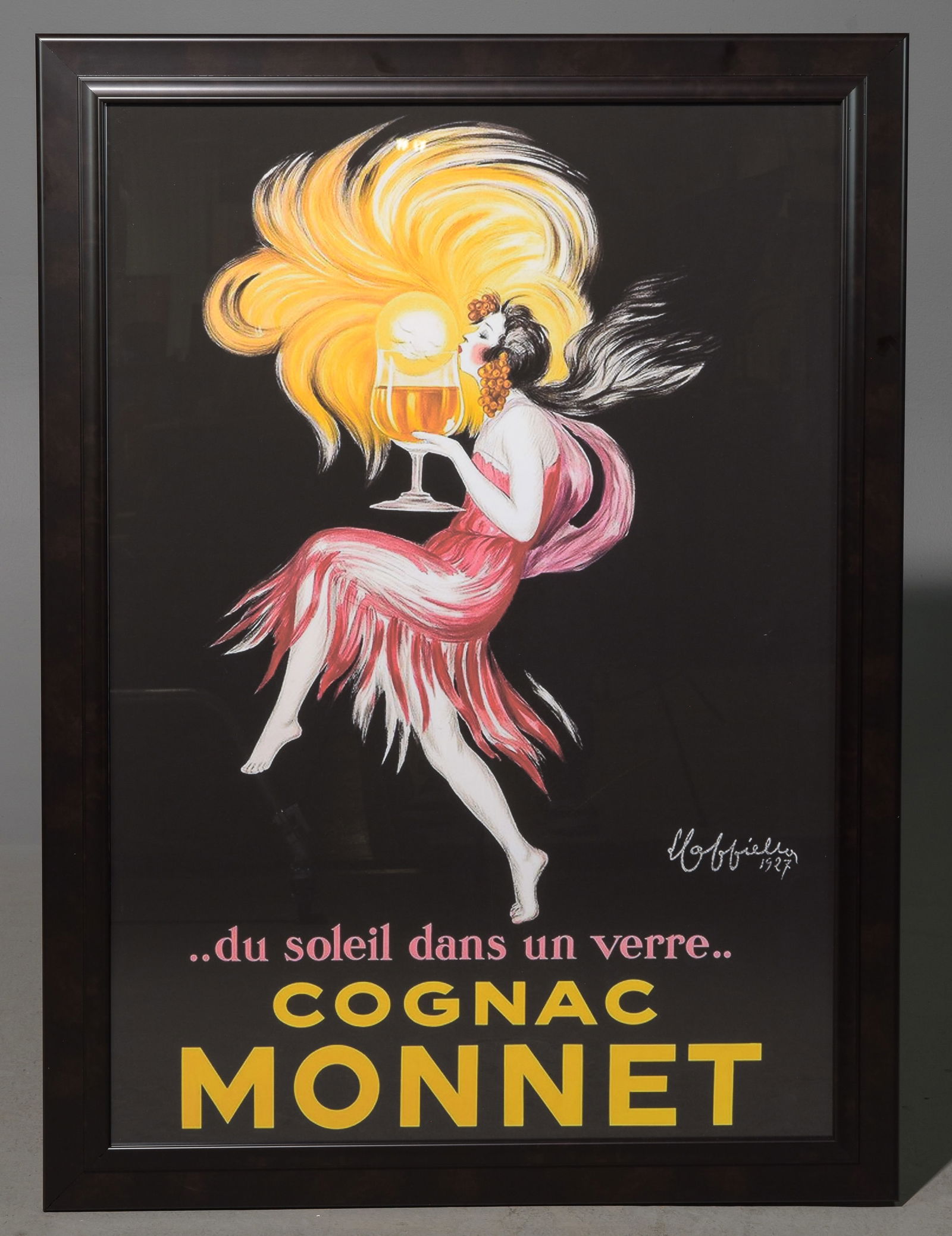 Framed "Cognac Monnet" Poster (1 of 3)