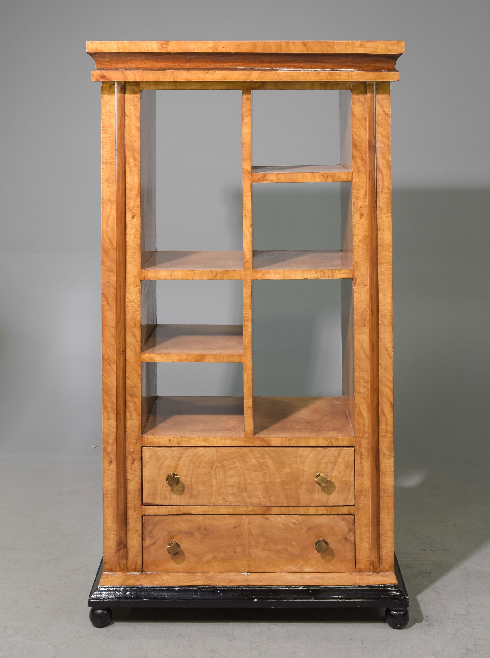 Art Deco Empire Style Burled Cocktail Cabinet #2 (1 of 4)