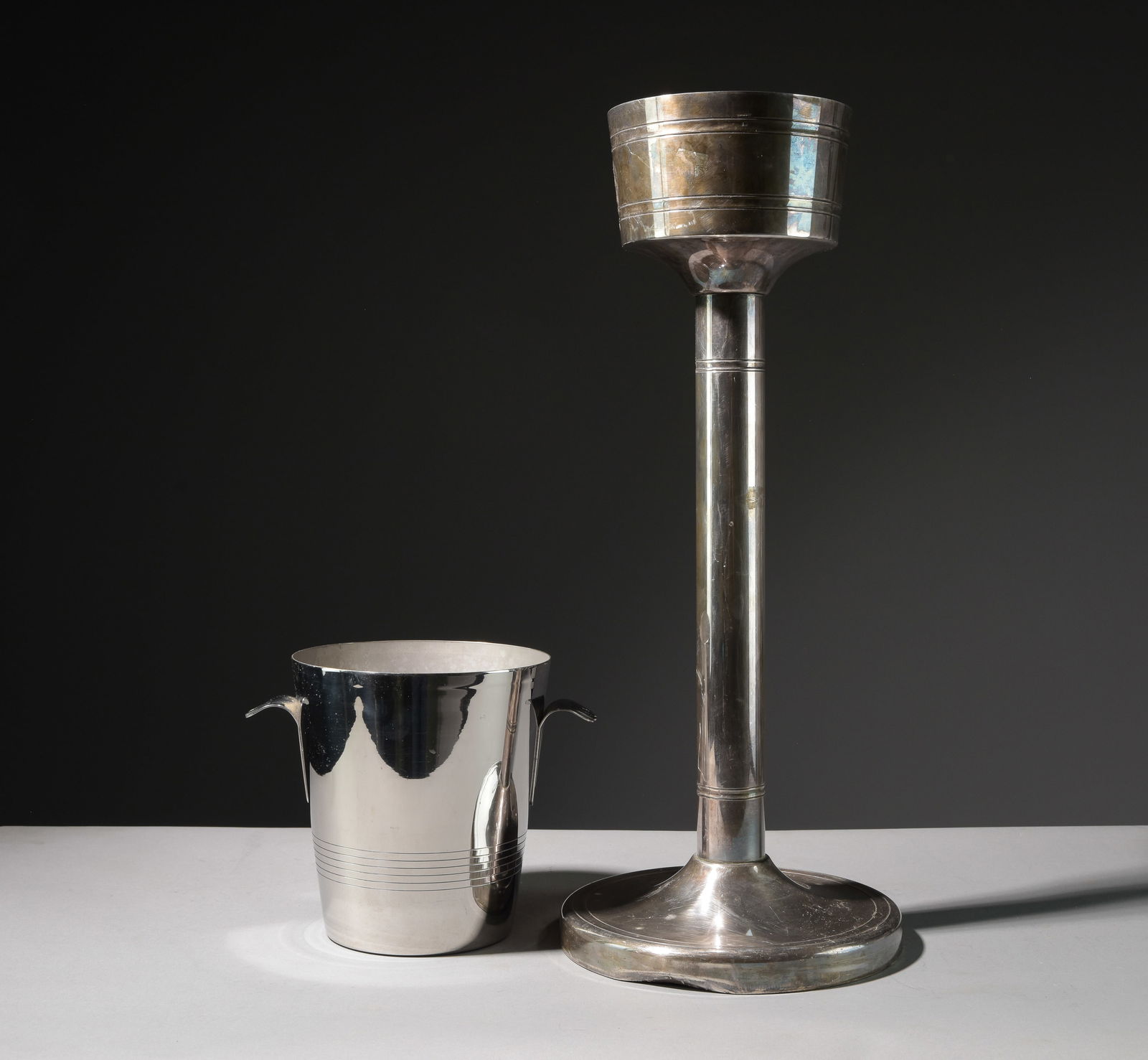 French Silverplate Champagne Bucket & Stand (1 of 5)