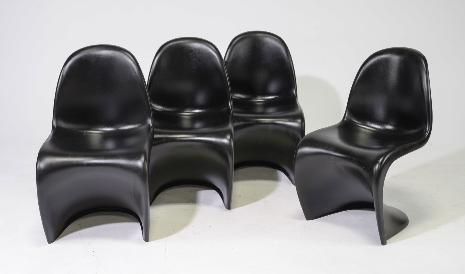 Set of Four Verner Panton Vitra Style Chairs (1 of 4)