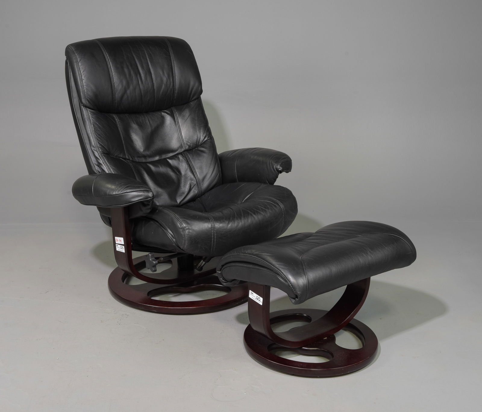 Mid Century Modern Style Lounge Chair & Foot Stool (1 of 5)