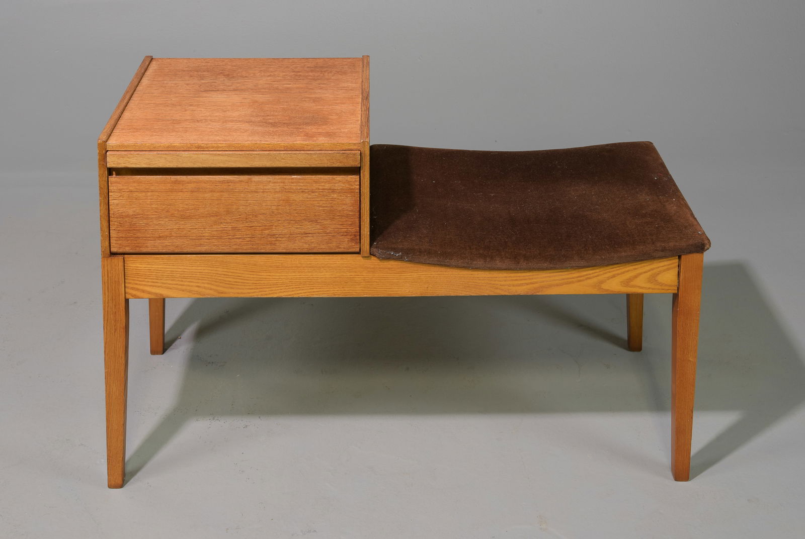 Mid Century Modern Telephone Bench - Chippy (1 of 6)