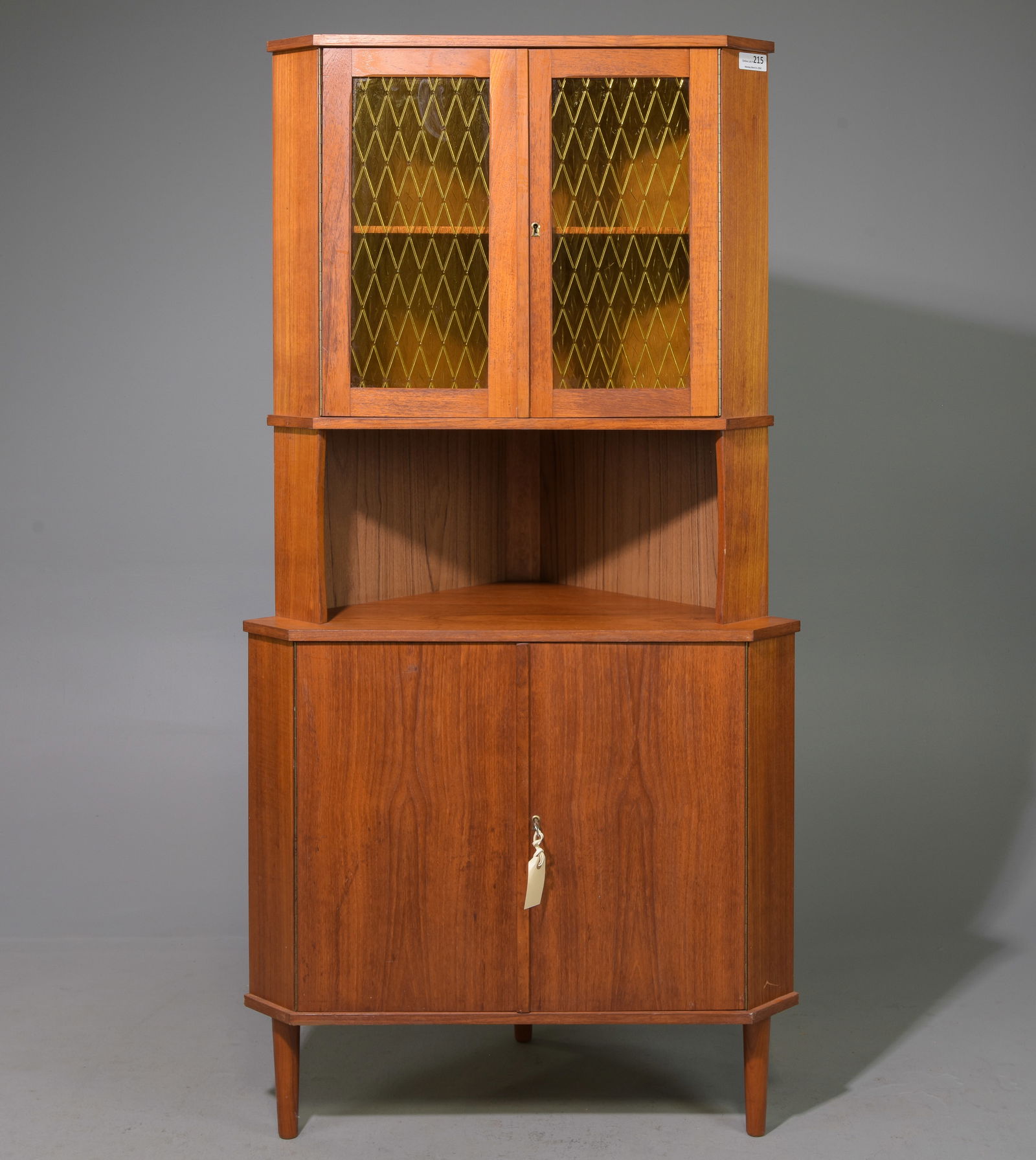 Danish Modern Teak Corner Cabinet (1 of 5)