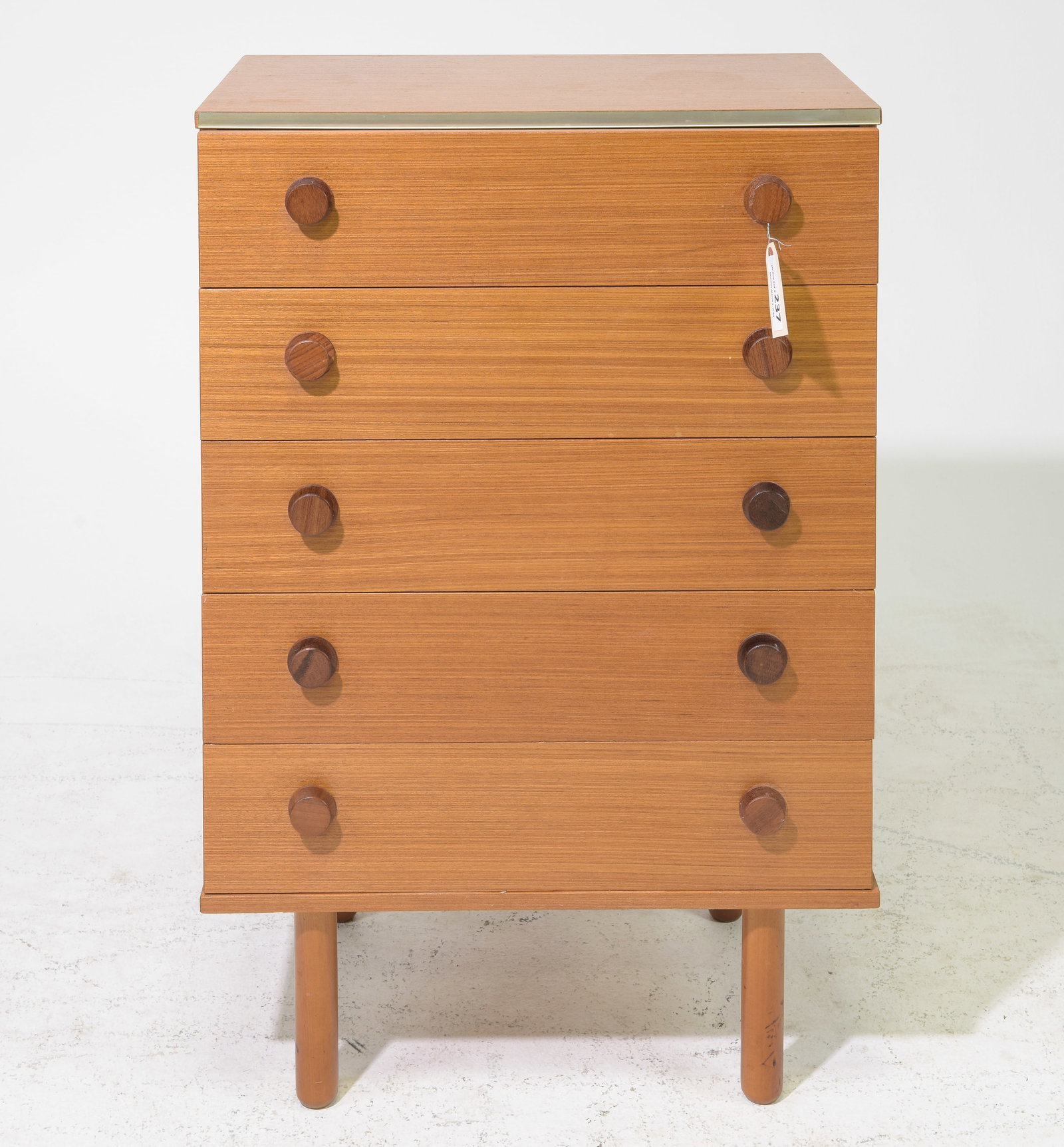 Mid Century Modern Five Drawer Chest (1 of 6)