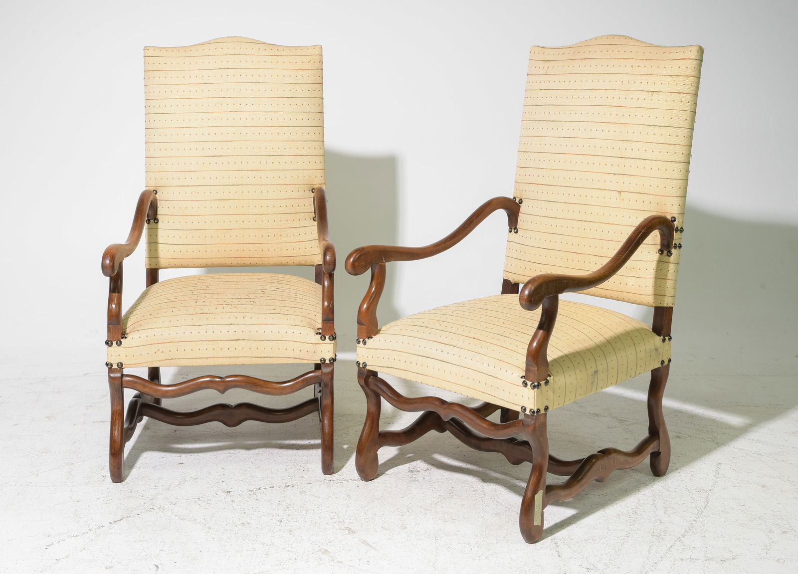 Pair of French Mouton Style Fireside Arm Chairs (1 of 4)