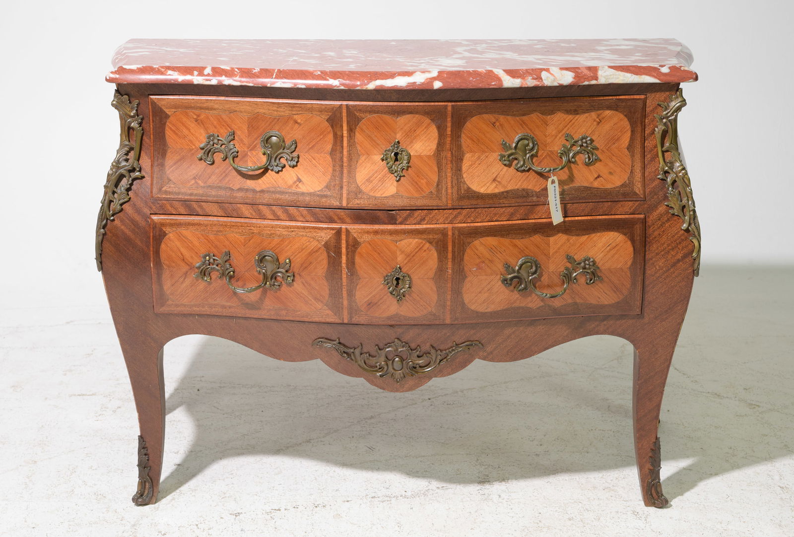 Louis XV Style Marble Top Chest with Ormolu (1 of 6)
