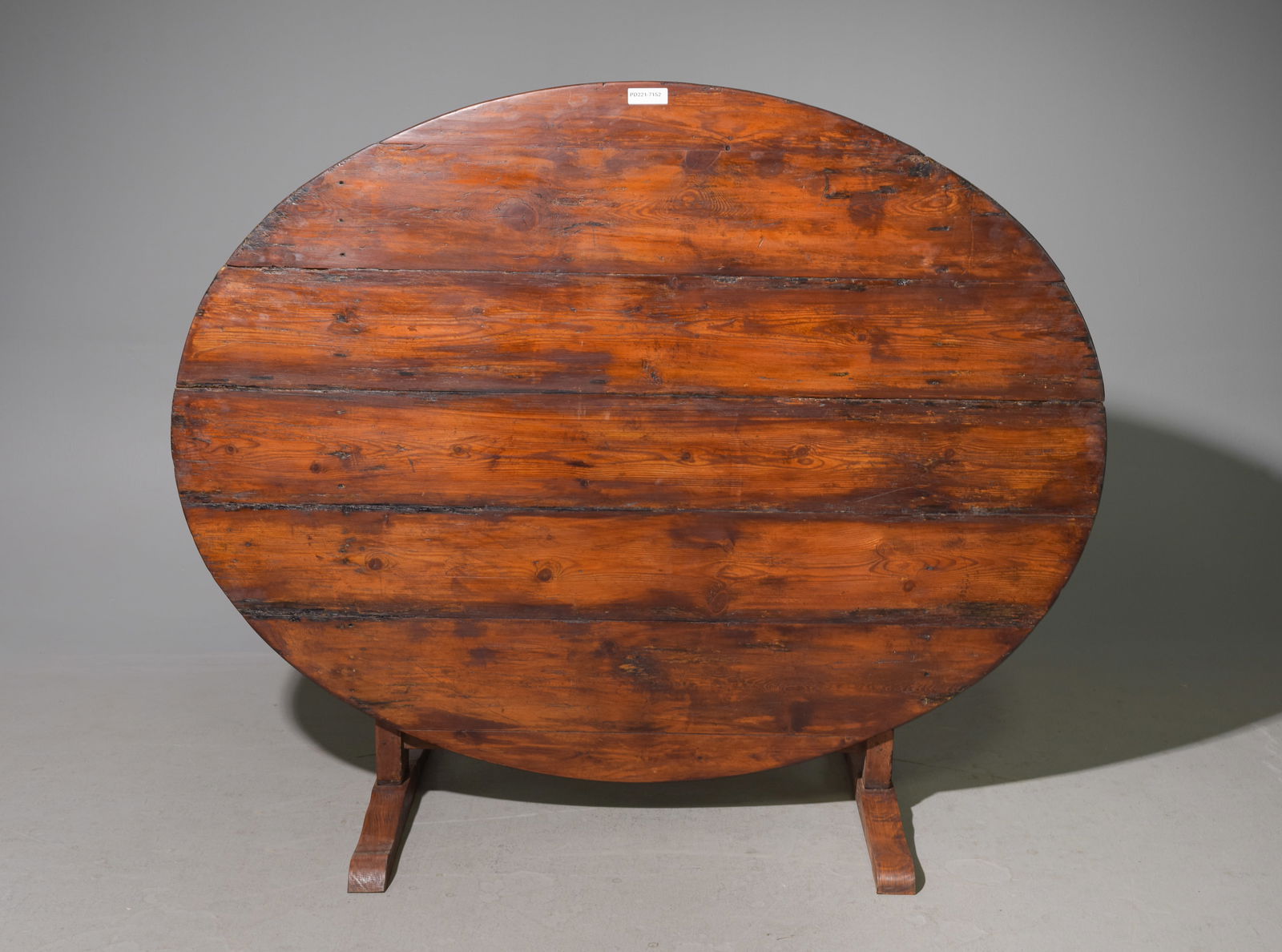 French Large Oak Vendange / Tilt Top Table (1 of 5)