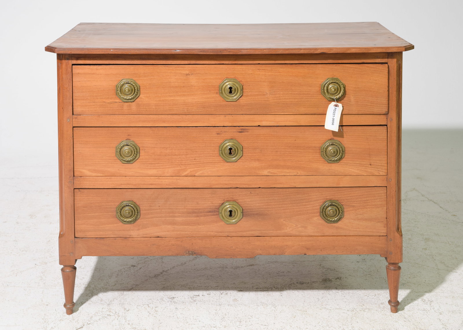 French Louis XVI Style Three Drawer Chest (1 of 6)