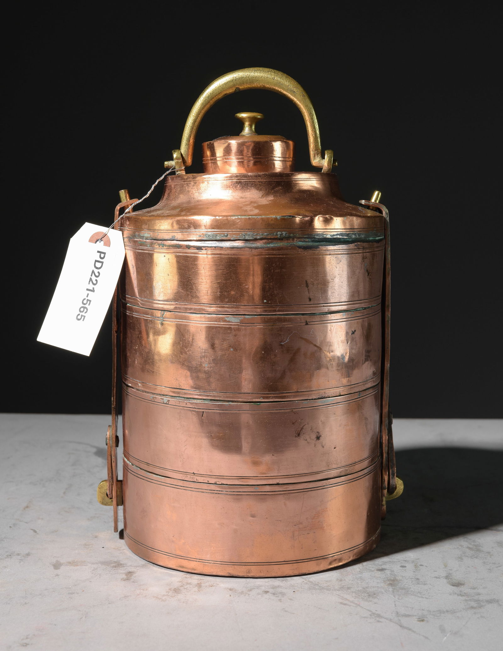 French Copper Billy Can: French Copper Billy Can - 11.5 in tall x 7 inch diameter - Reminder, measurements are for shipping purposes