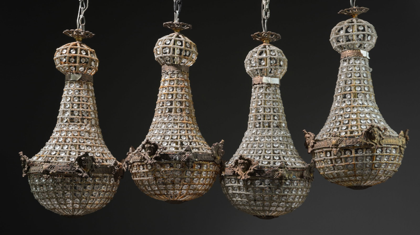 Four Empire Style Chandeliers (1 of 6)