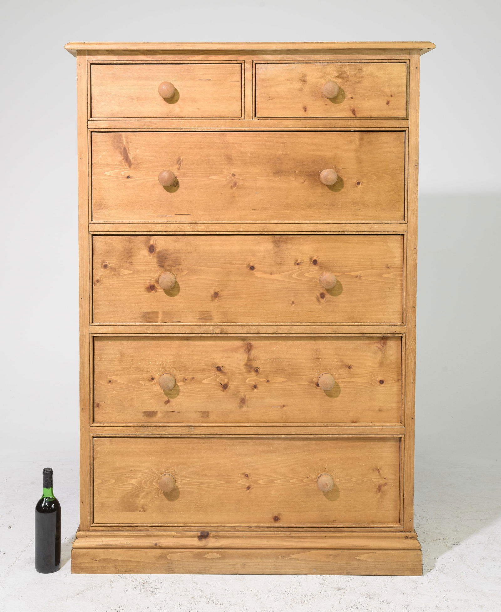 English Pine Tall Six Drawer Chest c.1960's (1 of 5)