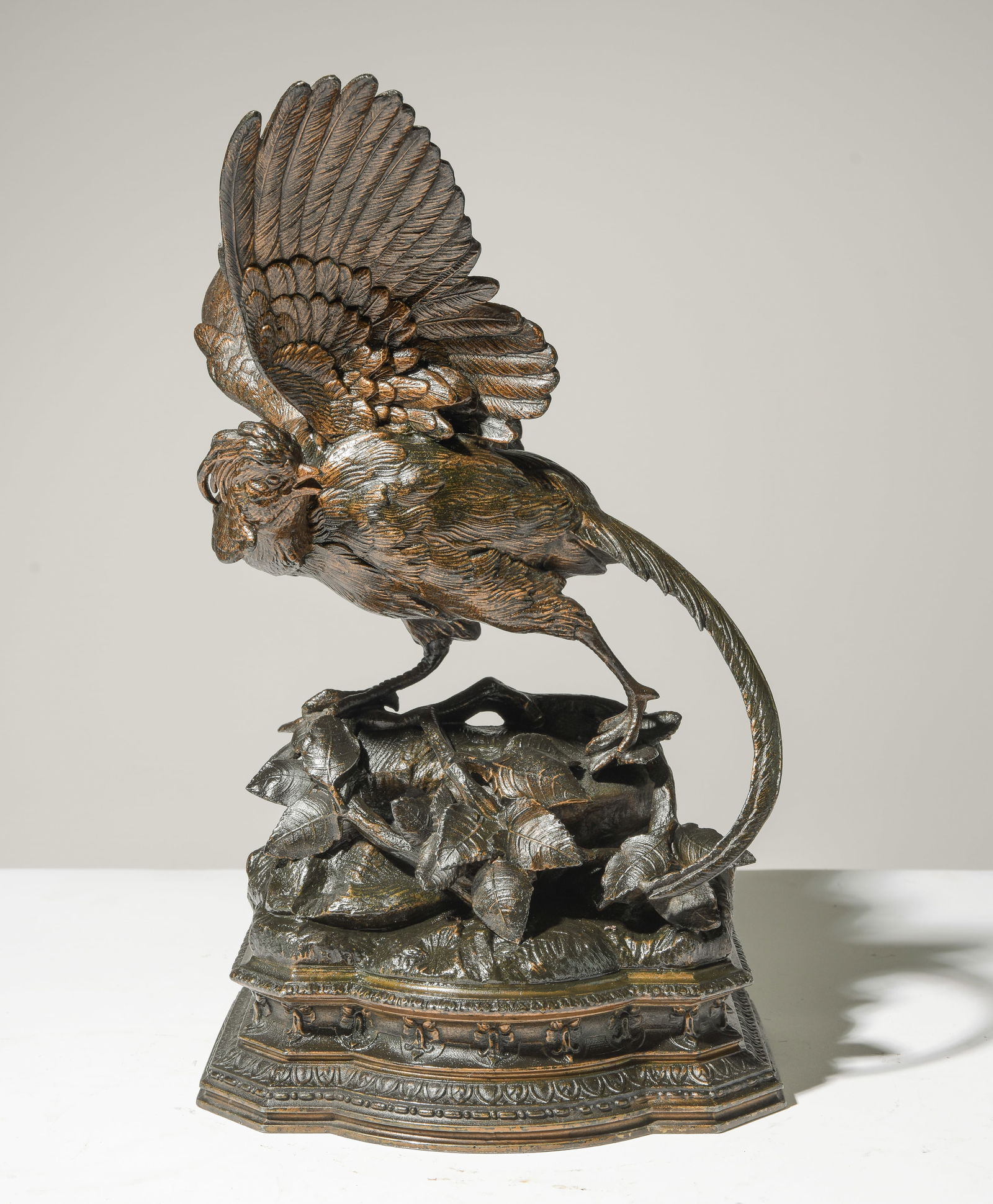 Cast Metal Bird Statue / Figure (1 of 5)