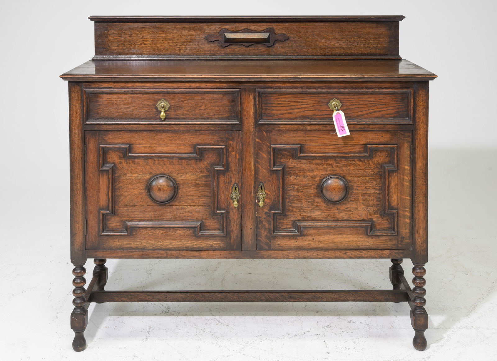Jacobean Oak Sideboard / Server c.1930's (1 of 6)