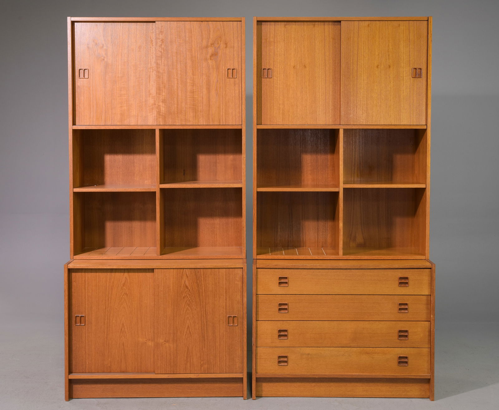 2 Mid Century Modern Wall Units / Bookcases (1 of 7)