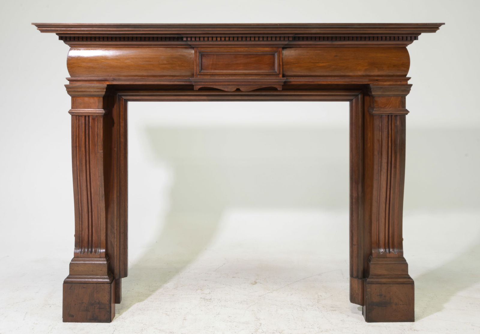 Mahogany Fireplace Mantle / Surround (1 of 7)