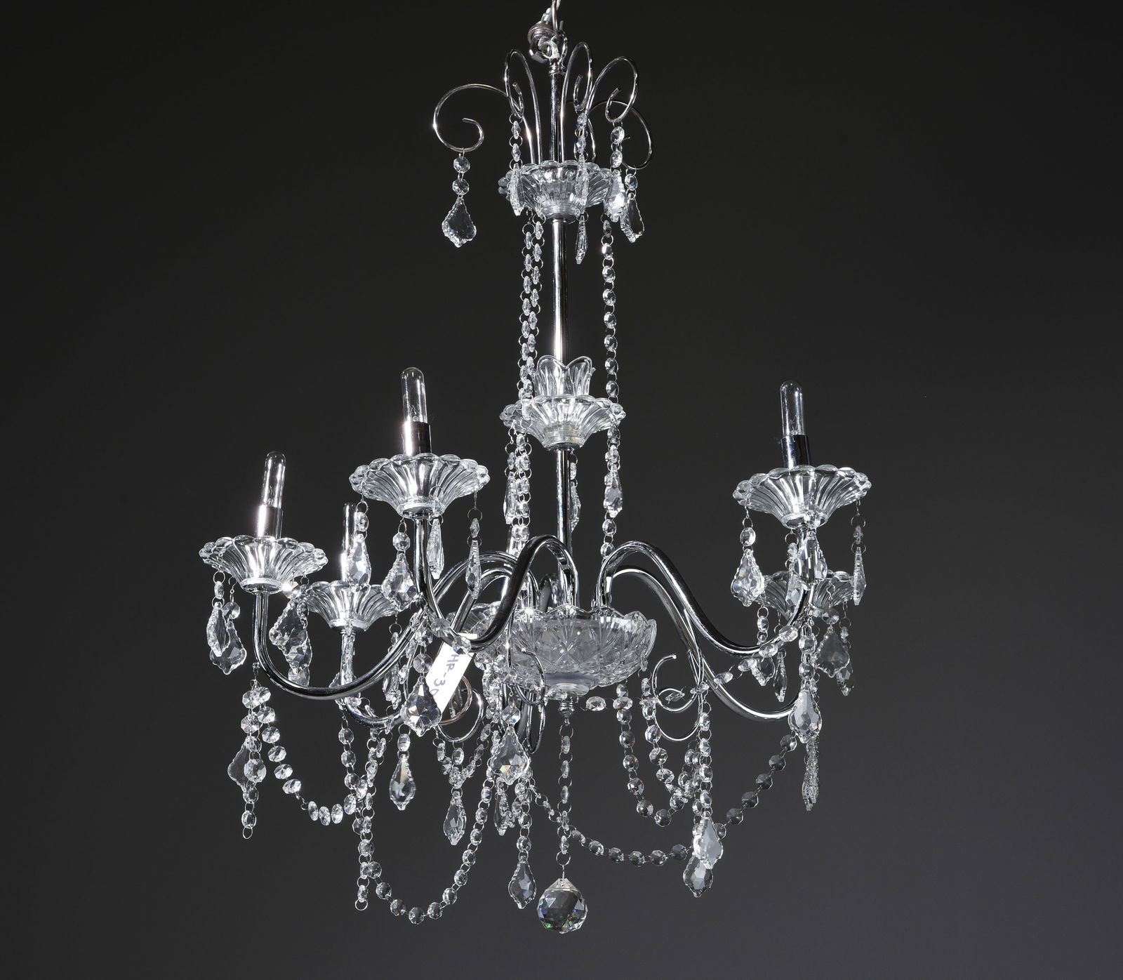 6 Lights Crystal Chandelier (1 of 4)