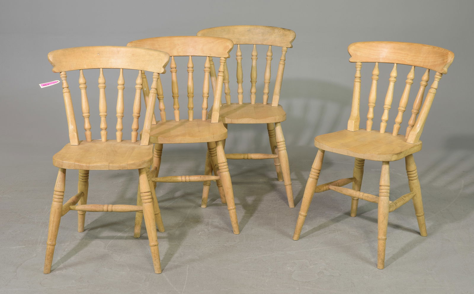Set of Four British Pine Dining Chairs (1 of 5)