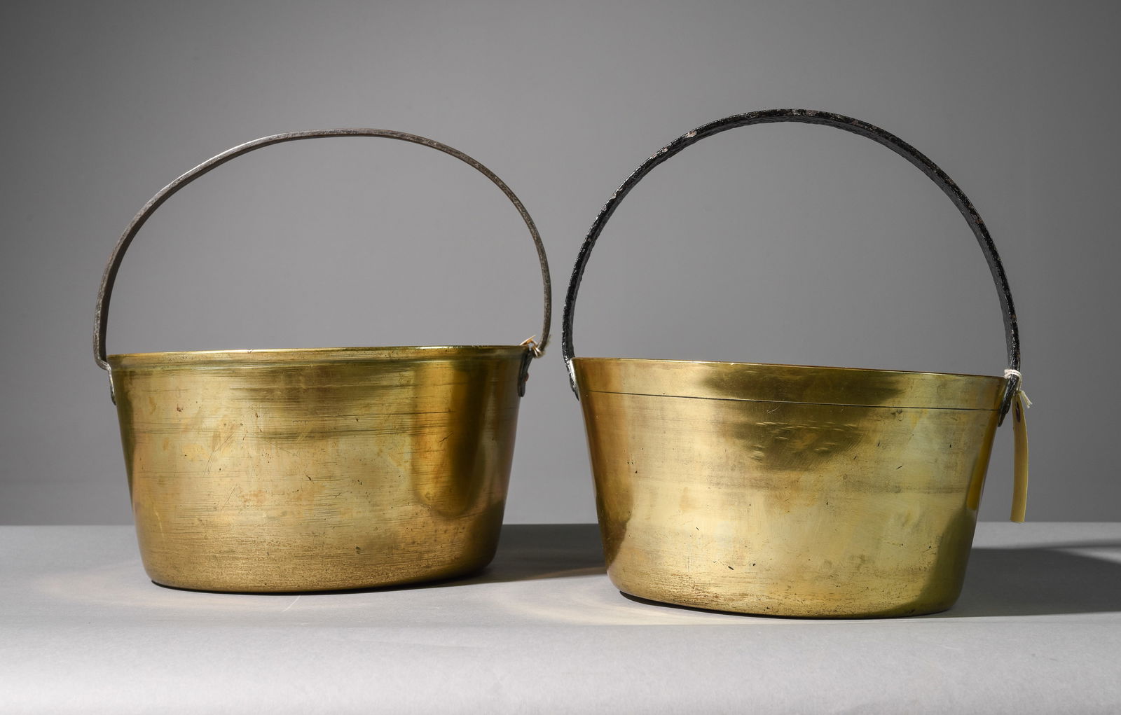 2 Brass Jam Pans with Iron Handles (1 of 3)