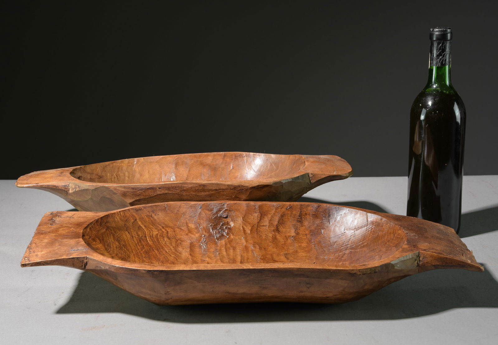 2 Continental Waxed Small Oval Dough Bowls #1 (1 of 4)